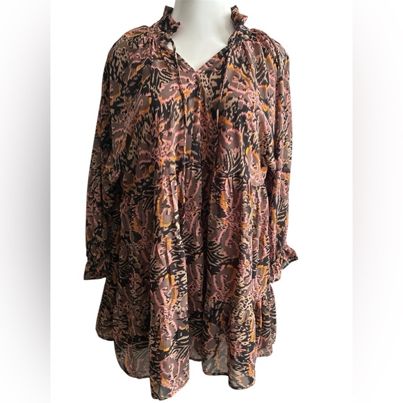 Vici Bohemian Multicolor Multi  Print Mini Dress S - Picture 14 of 15